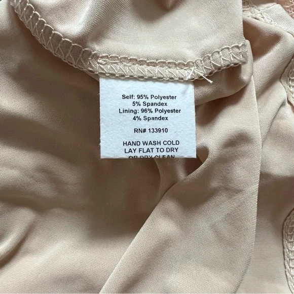 Show Me Your MuMu Blush and Cream Strapless Maxi Dress - Picture 8 of 9